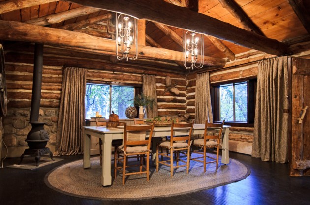 15 Elegant Rustic Dining Room Interior Designs For The Winter Season