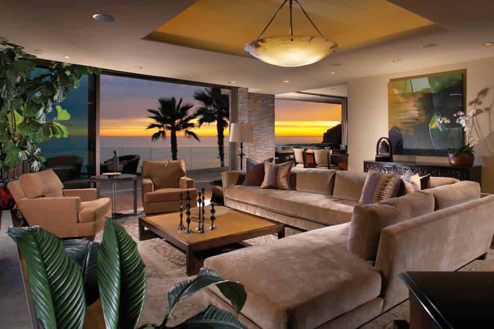 Tropical Living Room Design On A Dime