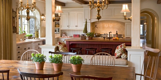 15 Lovely Farmhouse Kitchen Interior Designs To Fall In Love With