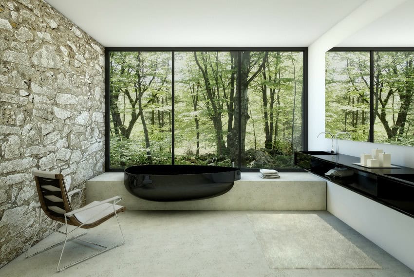 16 Pleasant Stone Batrhoom Designs For Your Private Haven 16 Pleasant Stone Batrhoom Designs For Your Private Haven