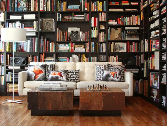 17 Functional Modern Home Library Designs For All Book Lovers 15