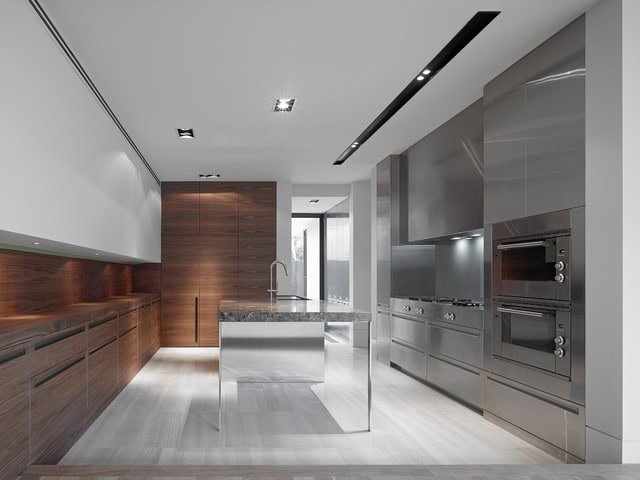 18 Beautiful Stainless Steel Kitchen Design Ideas 17