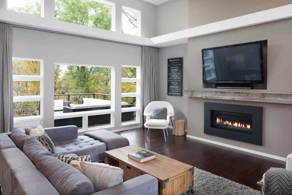 Contemporary Living Room in North Mankato, MN Source
