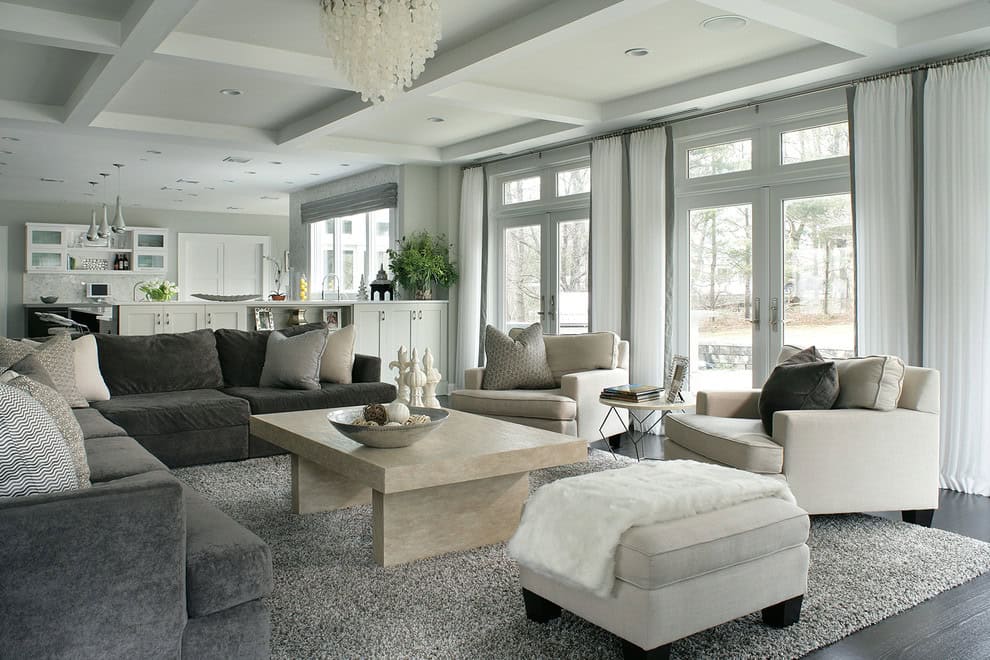 Contemporary Living Room in Montvale Source