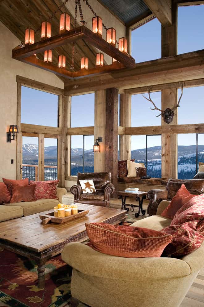 Rustic Living Room Source