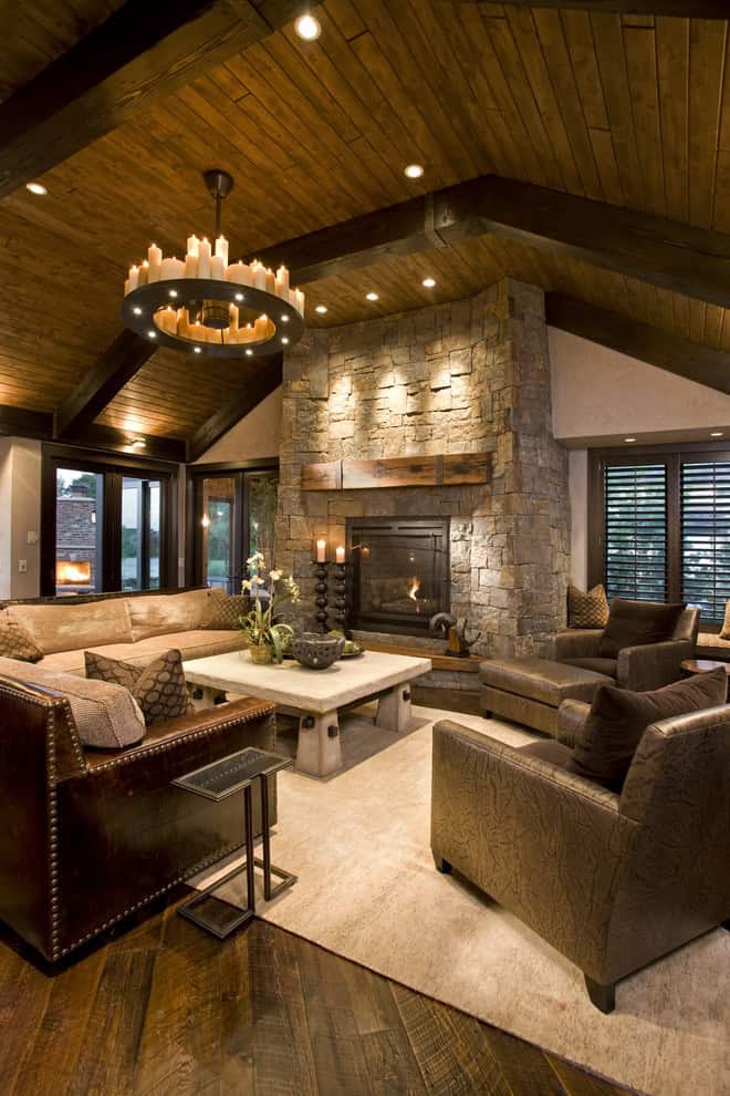 Rustic Living Room Source