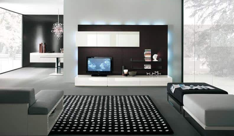 15 Dramatic Dark Living Room Design Ideas 4