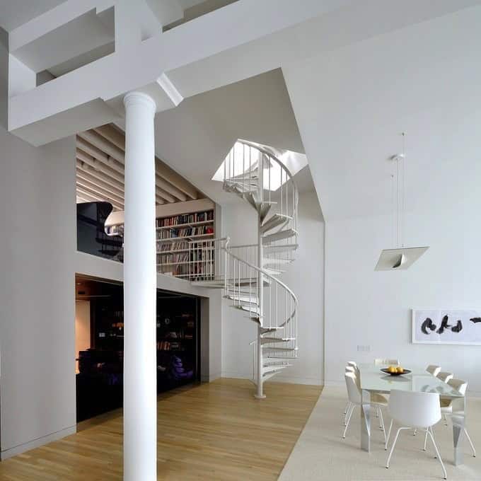 16 Elegant Modern Spiral Stairs Design Ideas That Will Fit Every Home Decor 4