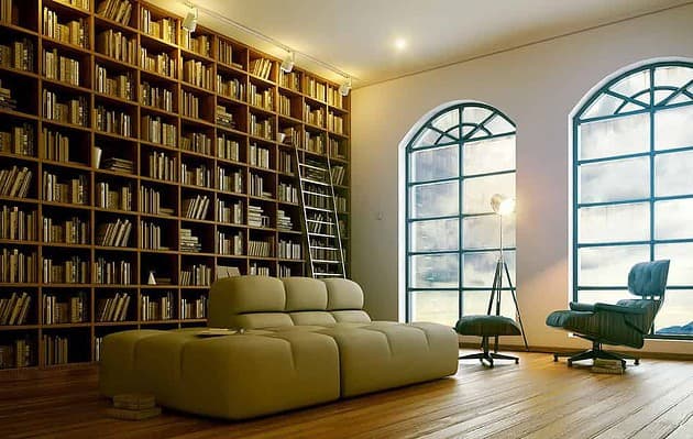 17 Functional Modern Home Library Designs For All Book Lovers