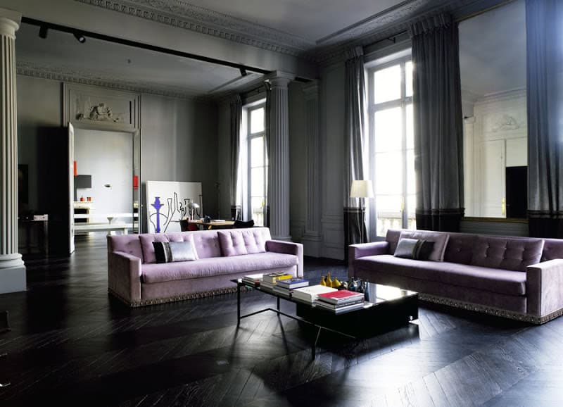 15 Dramatic Dark Living Room Design Ideas 5