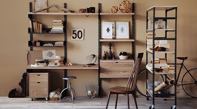14 Fancy Industrial Home Office Designs