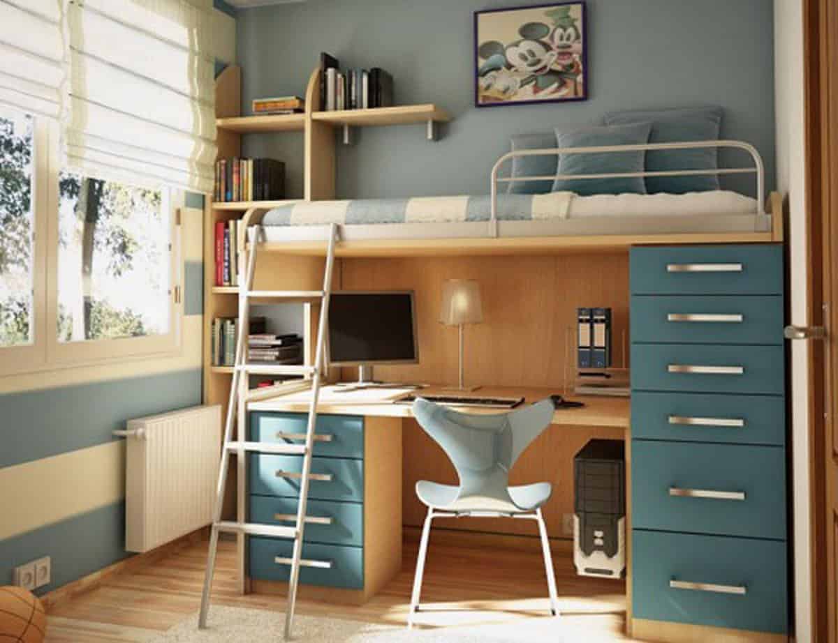 16 Functional Space Saving Small Child's Room Design Ideas 6