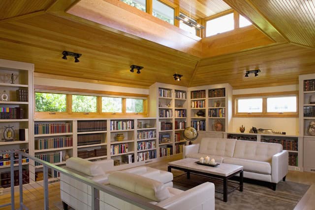 17 Functional Modern Home Library Designs For All Book Lovers 7