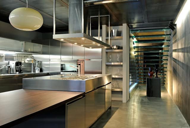18 Beautiful Stainless Steel Kitchen Design Ideas 9