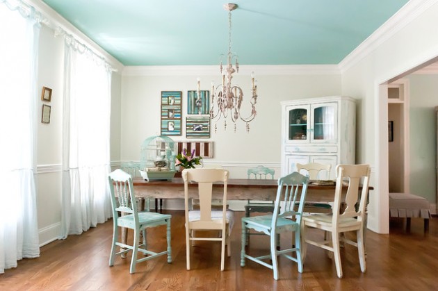 15 Delightful Painted Ceiling Ideas For More Dramatic Atmosphere