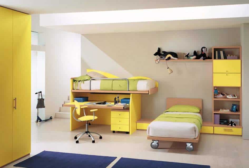 16 Functional Shared Kids Room Ideas For Two Children 13