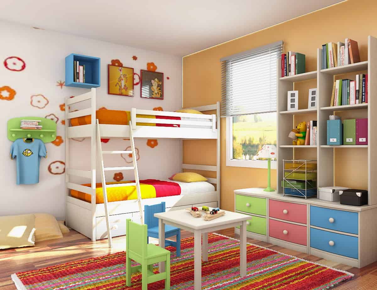 15 Lively Colorful Kids Room Ideas That Your Kids Will Love 13