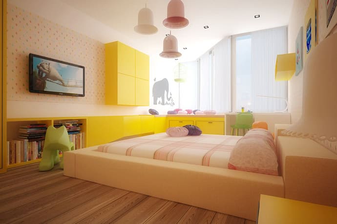 15 Lively Colorful Kids Room Ideas That Your Kids Will Love 14