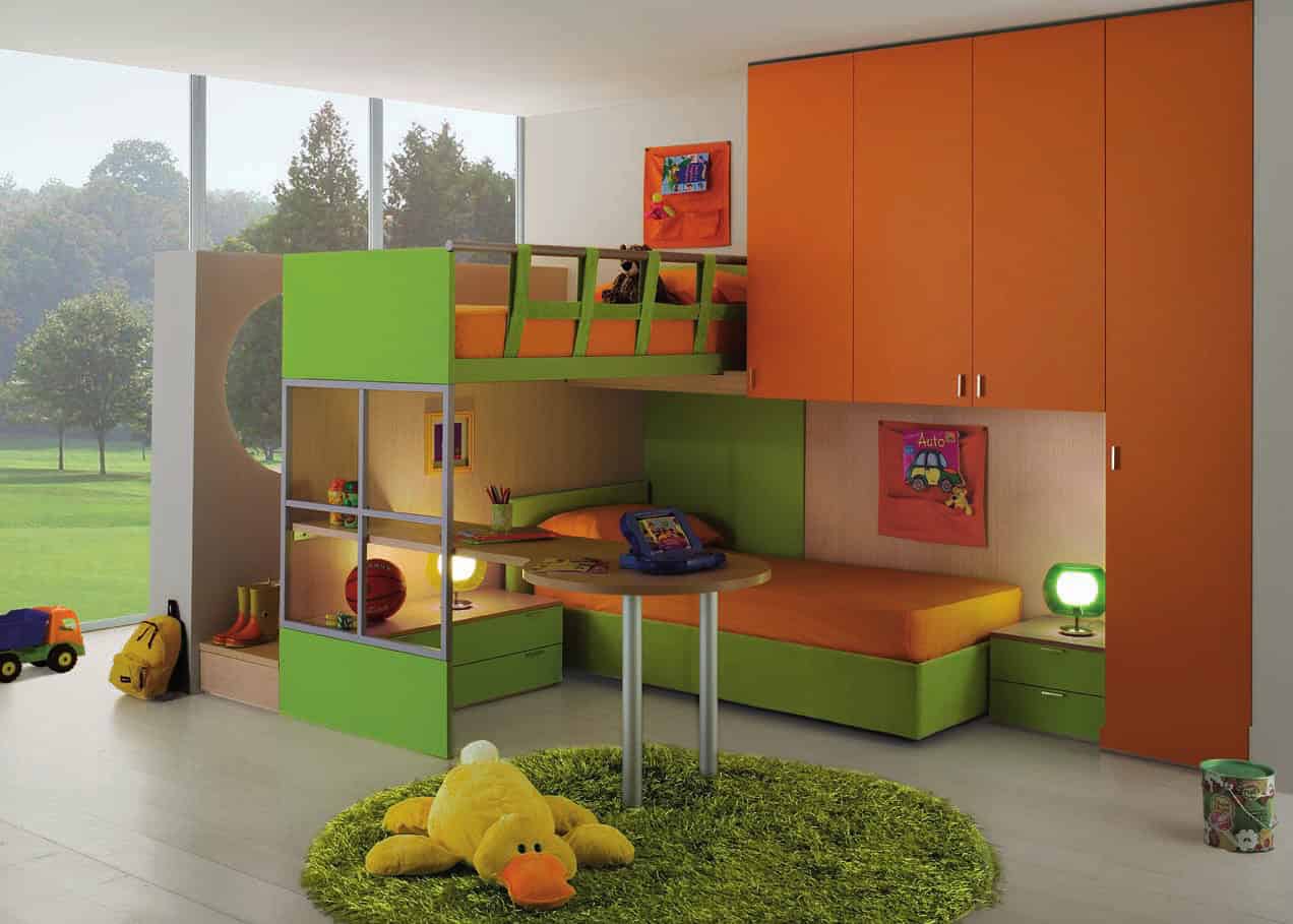 16 Functional Shared Kids Room Ideas For Two Children 14