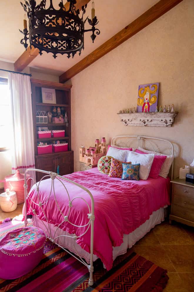 Santaluz Residence – Mediterranean Kids’ Room for Girls Source