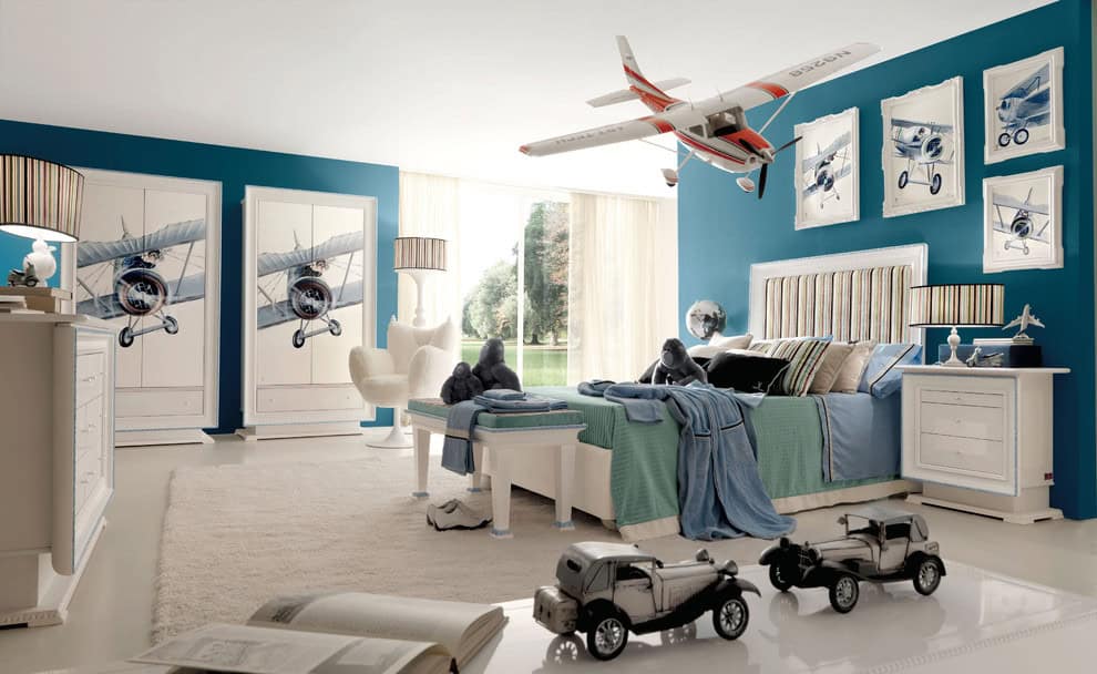 Willy aviation inspired kids bedroom by Imagine Living Source
