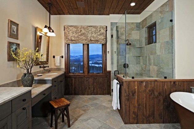 15 Refined Rustic Bathroom Designs For Your Rustic Home
