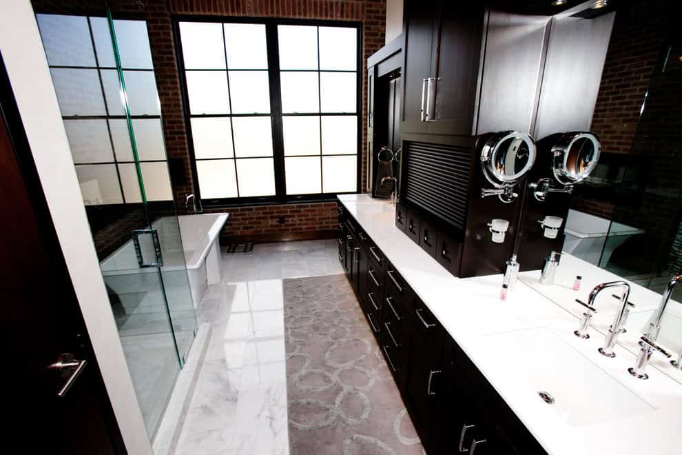 Modern Industrial Loft Master Bath Source