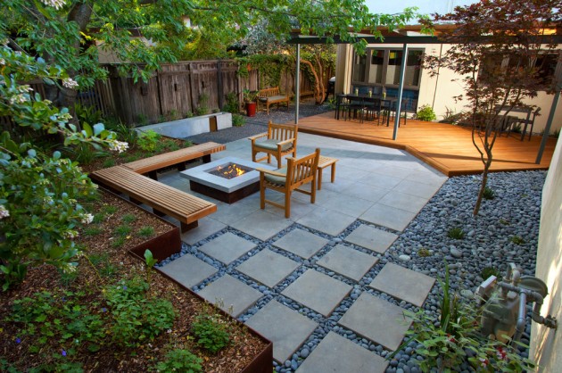 16 Captivating Modern Landscape Designs For A Modern Backyard