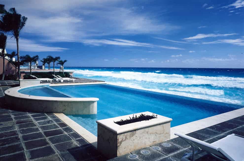 Hacienda on the beach. Mexican Caribbean Riviera. Mexico Source