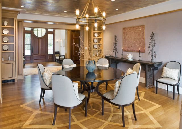 17 Classy Round Dining Table Design Ideas 16