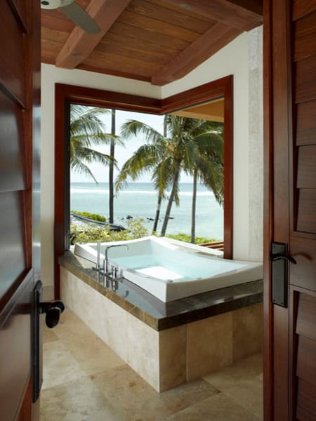20 Relaxing Tropical Bathroom Designs To Make You Feel Like Being In