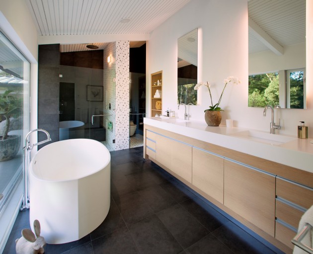 20 Stylish Mid-Century Modern Bathroom Designs For A Vintage Look