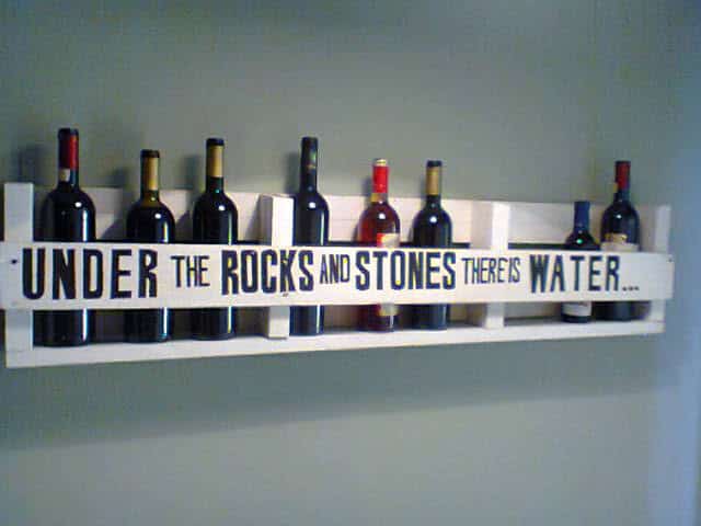 Reclaimed Pallet Wine Rack Source