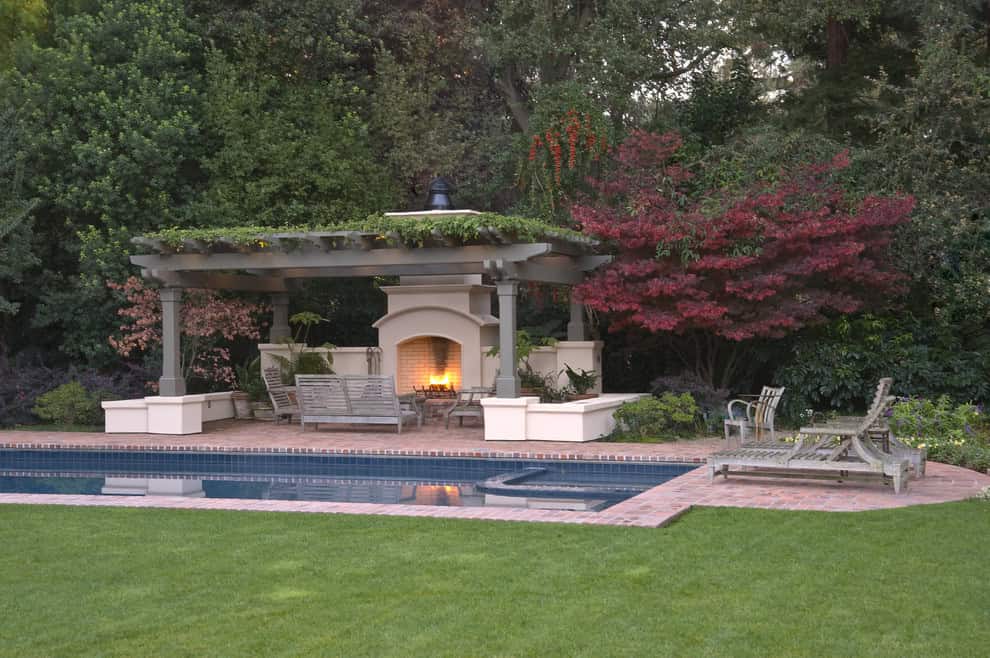 Atherton Residence Pool and Patio Source
