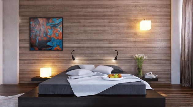 17 Wooden Bedroom Walls Design Ideas