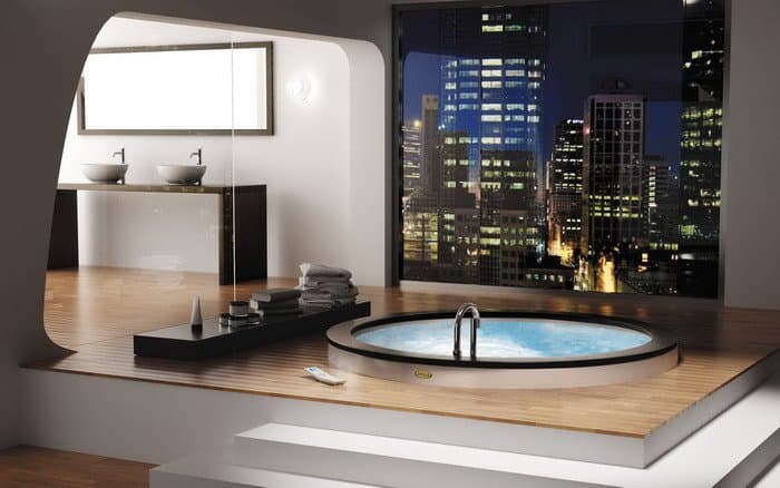 10 Beautiful Bathroom Designs With Round Bathtubs For Real Pleasure 4