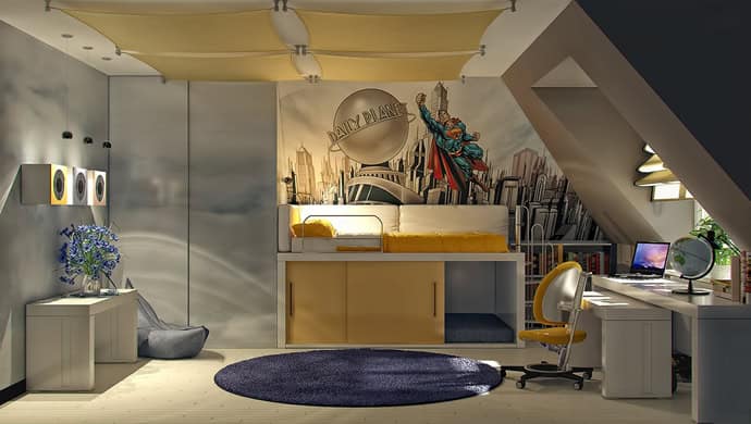 15 Lively Colorful Kids Room Ideas That Your Kids Will Love 6