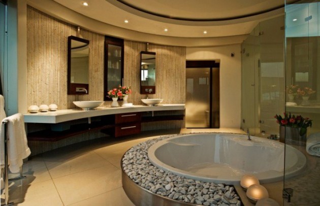 10 Beautiful Bathroom Designs With Round Bathtubs For Real Pleasure