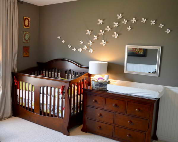 nursery baby boy themes cool simple boys colors decor paint brown rooms toddler nurseries crib flowers creative idea classic pampered