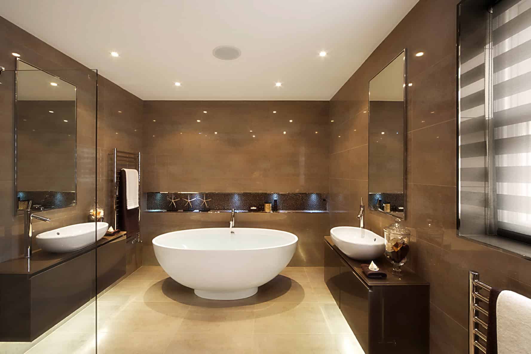 10 Beautiful Bathroom Designs With Round Bathtubs For Real Pleasure 7