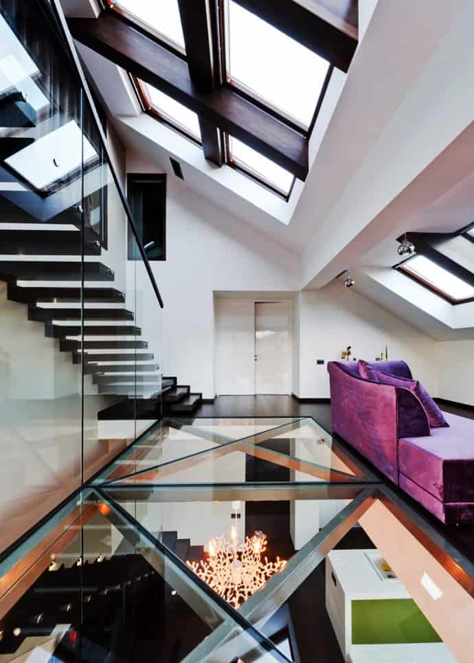 12 Beautiful Glass Floors To Add A Special Charm To Your Interior 8