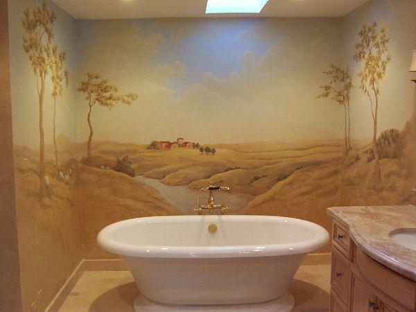 14 Beautiful Wall Murals Design For Your Dream Bathroom