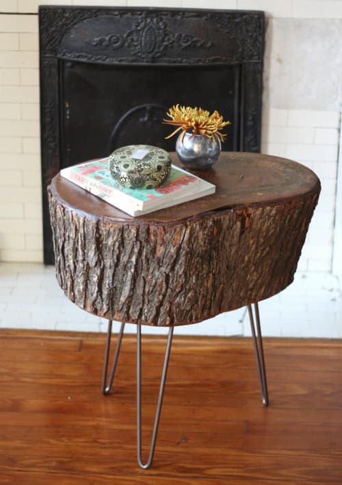 Top 19 Most Fascinating &amp; Practical DIY Tree Stump Table Ideas