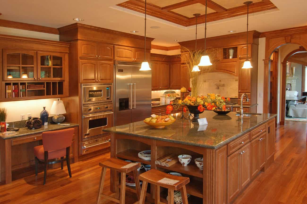 15 Functional Ideas How To Decorate Big Spacious Kitchen 12