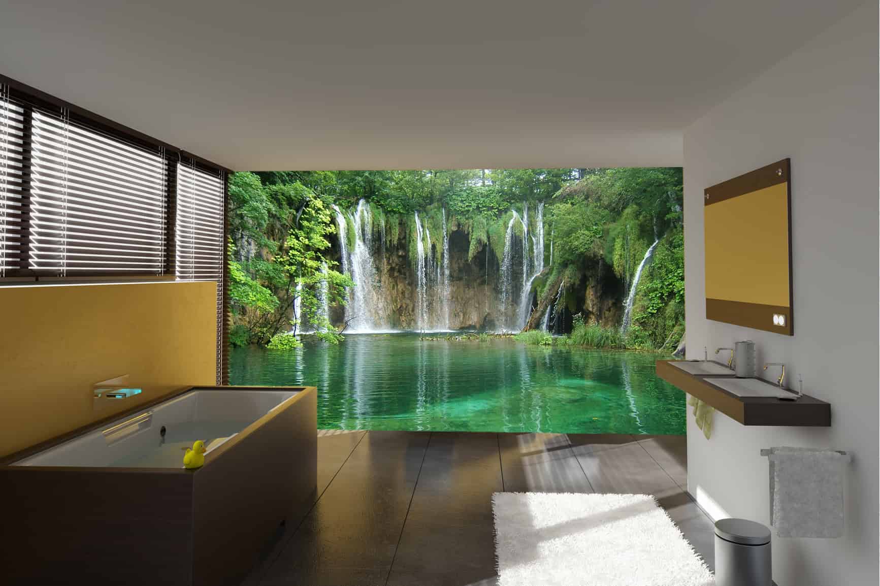 14 Beautiful Wall Murals Design For Your Dream Bathroom