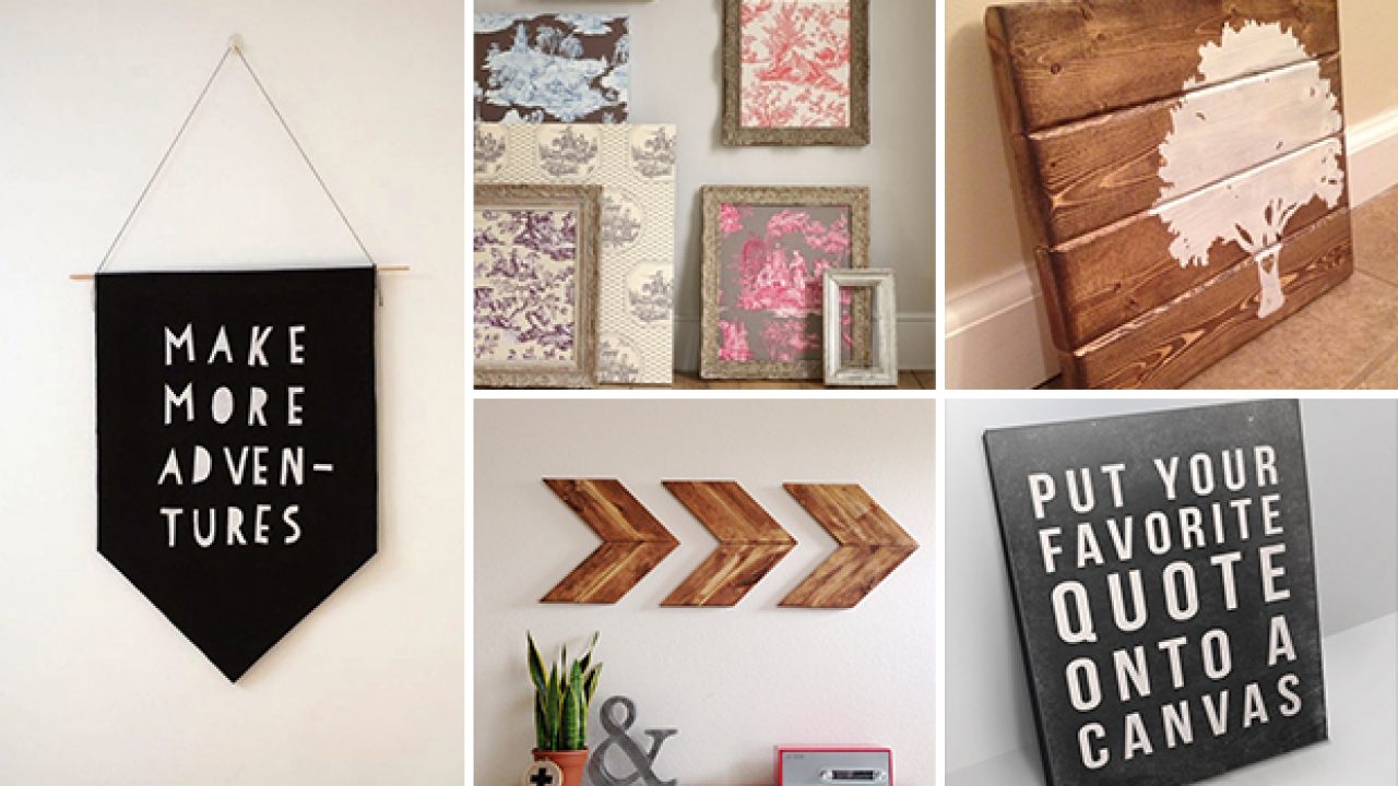 15 Extremely Easy Diy Wall Art Ideas For The Non Skilled Diyers