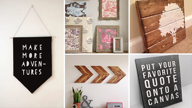 15 Extremely Easy DIY Wall Art Ideas For The Non-Skilled DIYers