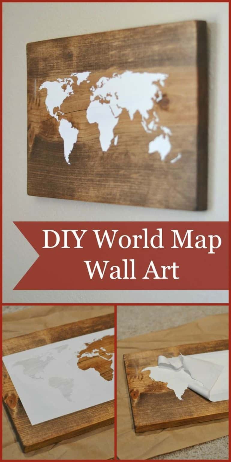 World Map Wall Art Source