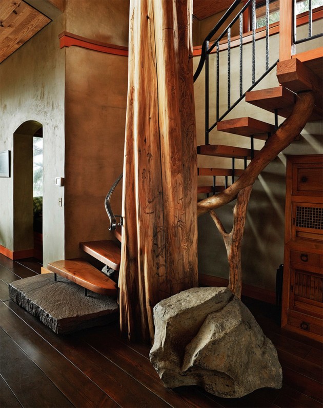 17 Splendid Rustic Staircase Designs To Inspire You With Ideas