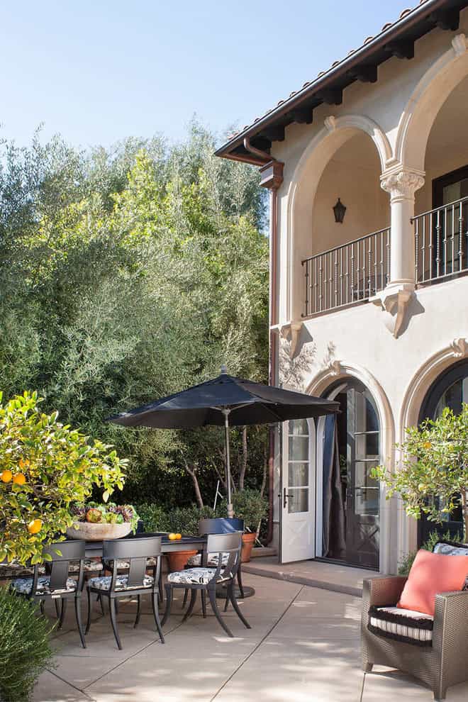 Pasadena Transitional Style Italian Revival Loggia Source